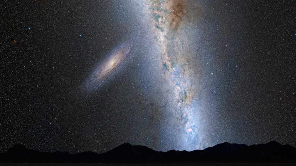The Milky Way’s Collision with Andromeda May Allow Us to Measure Dark Energy